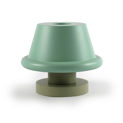 Ettore Sottsass Senape Vase [Light Blue + Sand Gray]