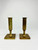 Pair of Gusum Fluted Brass Candlesticks