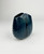 Max Füssl Blue Glazed Stoneware Fan Vase