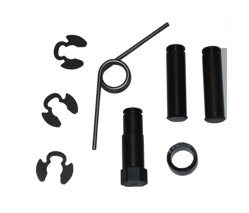 Field replaceable parts.  Contains one adjustment pin, two body pins, one spring, one spacer and three poodle clips. 