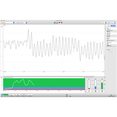 emWave Pro Software Screen