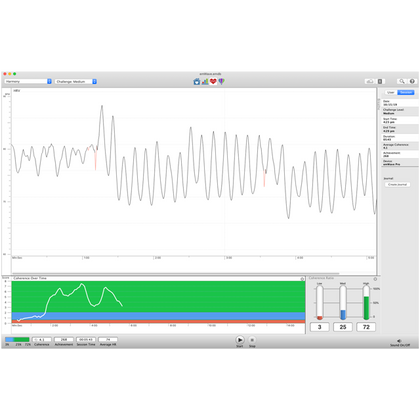 emWave Pro Software Screen