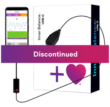 The HeartMath Inner Balance app and USB-C sensor for Android