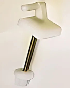 BUSTINA FISSAGGIO WC CERNIERA DI PLASTICA CON PERNO METALLO