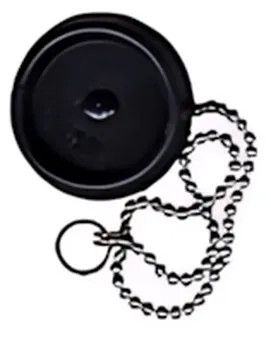 TAPPO GOMMA DA 40 CON CATENA PER VASCA