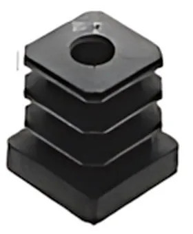 PUNTALE QUADRO FILETTATO 40x40 10MA