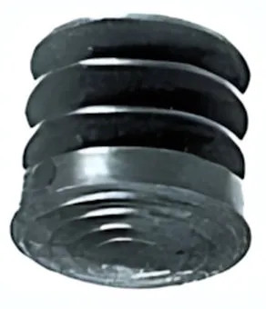 PUNTALE ALETTATO TONDO 30 NERO