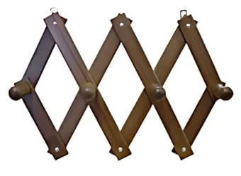 APPENDIABITO LEGNO ESTENSIBILE 7 POSTI NOCE