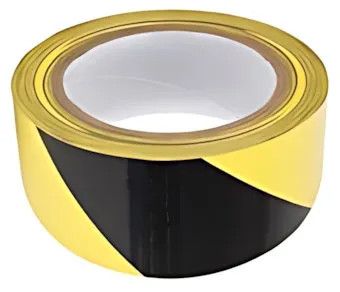 NASTRO SEGNALETICO ADESIVO EKLINE GIALLO NERO 50x33Mt.