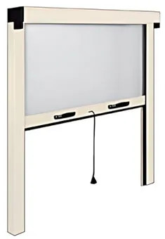 ZANZARIERA AVVOLGIBILE A RULLO 140x170 VERTICALE BIANCA