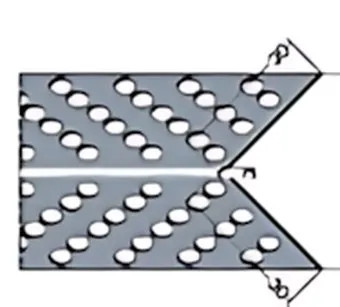 ANGOLARE FORATO PARASPIGOLI 3x3 MT.3
