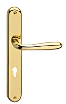 MANIGLIA CHIARA GOCCIA C/PLACCA FORO YALE