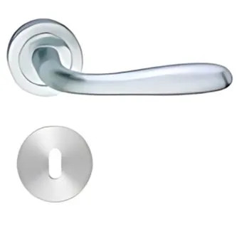 MANIGLIA CHIARA GOCCIA CROMO SATINATO C/ROSETTA Q.8