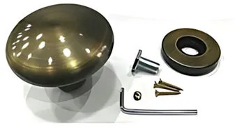 POMO PER PORTA MULTIFUNZIONE FISSO E GIREVOLE BRONZO