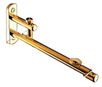 MENSOLA REGGIPIANO CM.15 OTTONE LUCIDO