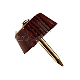 MENSOLA REGGIPIANO TONDO 1 CHIODO BIANCO