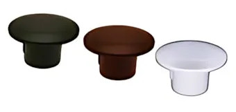 TAPPO COPRIFORO PLASTICA BIANCO MM.10