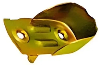 REGGITUBO POLTRONCINA LATERALE FERRO OTTONATO