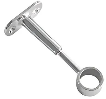 REGGITUBO CENTRALE TONDO 18 CROMATO REGOLABILE