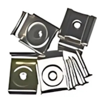 GANCIO ESCO FERMASPECCHIO FERRO NICHELATO BLISTER 4 PZ.