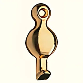 GANCIO OMINO PICCOLO ORO BLISTER DA 5 PZ.