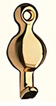 GANCIO OMINO GRANDE ORO BLISTER DA 5 PZ.