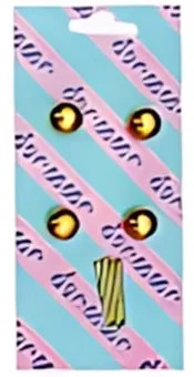 GANCIO PERLINA ORO BLISTER DA 5 PZ.