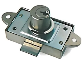 SERRATURA MOBILI NICHELATA CON CILINDRO ART.200223/C