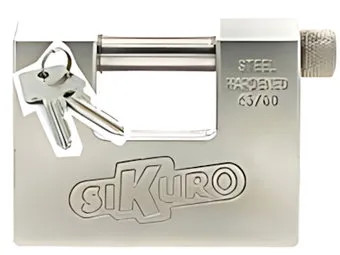 LUCCHETTO CORAZZATO CEMENTATO DA 84 SIKURO TIPO TOP CISA TSM-84UK