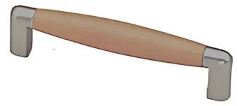 MANIGLIA LEGNO MM. 96 NOCE