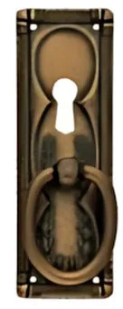 MANIGLIA ZAMA PATINATA mm. 33