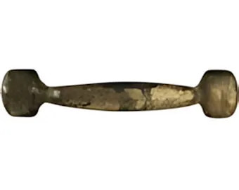 MANIGLIA PATINATA mm.98 R/15341.06400.03