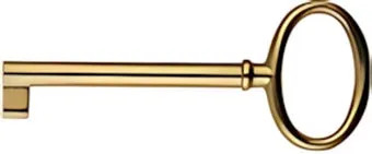 CHIAVE PATINATA ORO MM.34 R/33706.0440N.10