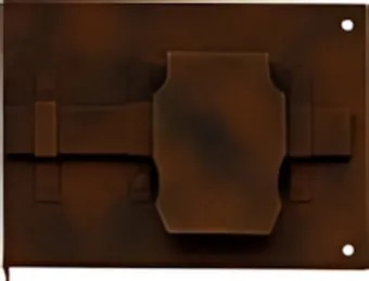 SERRATURA A REDOSSO FERRO ANTICO MM.100 DX