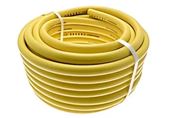 TUBO GIARDINO TRICOTE GIALLO MT.50 5/8 4 STRATI REALI NO TORSION