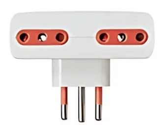 ADATTATORE PIATTO SPINA 16A + 4 PRESE BIPASSO