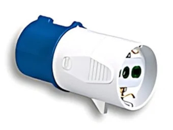 ADATTATORE INDUSTRIALE SPINA 2P+T PRESA BIPASSO SCHUKO FANTON