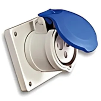 PRESA INDUSTRIALE INCASSO 2P+T 220V BLU FANTON