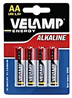PILE STILO VELAMP ALKALINA BLISTER 4 PEZZI