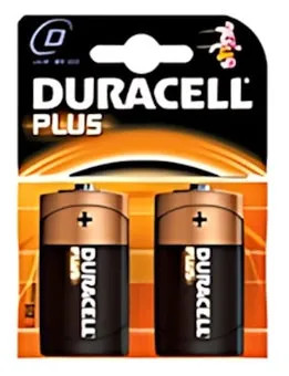 PILE DURACELL TORCIA ALKALINA MN1300 2 PEZZI
