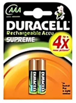 PILE DURACELL MINISTILO RICARICABILI HR03 2 PEZZI