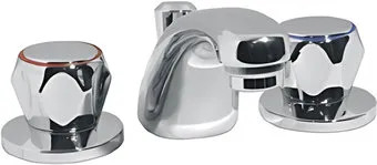 BATTERIA LAVABO MODENA CON MANOPOLE CROMO