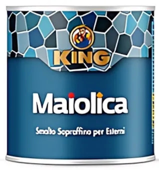 SMALTO MAIOLICA RAME PER ESTERNI ML. 750