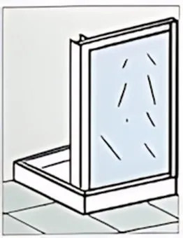 PARETE FISSA BOX DOCCIA 75/80