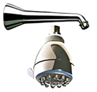 BRACCIO DOCCIA IDROMASSAGGIO CON SOFFIONE LUSSO