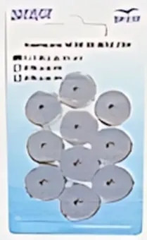 TACCHETTO GUARNIZIONE RUBINETTO AZZURRO DA 1/2 (BLISTER DA 10 PZ.)