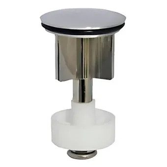 TAPPO SALTELLO 1'1/4 OTTONE CROMATO D.40