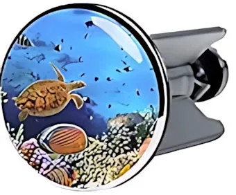 TAPPO SALTELLO DISEGNI COLORATO DECORATO 1"1/4 D.40