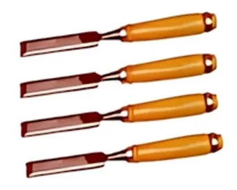 SCALPELLO FALEGNAME SERIE DA 4 PZ.