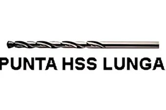 PUNTA PER FERRO HSS "LUNGA" DA 4